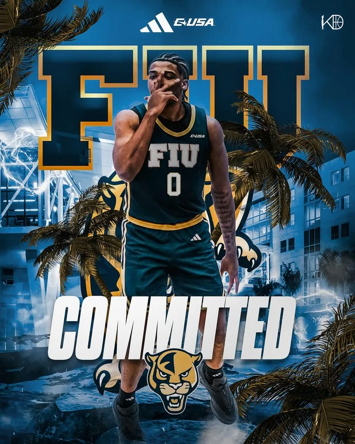 Commitment graphic for Ramone Seals at Florida International University